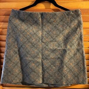J. Crew Women’s Plaid Italian Wool Mini Skirt - Size 6